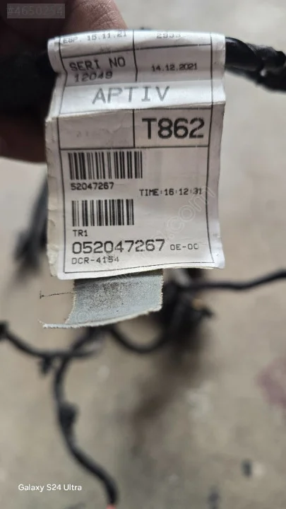 052047267, Fiat Egea sol ön kapı elektrik tesisat