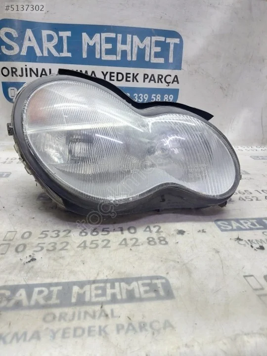 2000-2004 Mercedes C Serisi W203 Sağ Ön Far