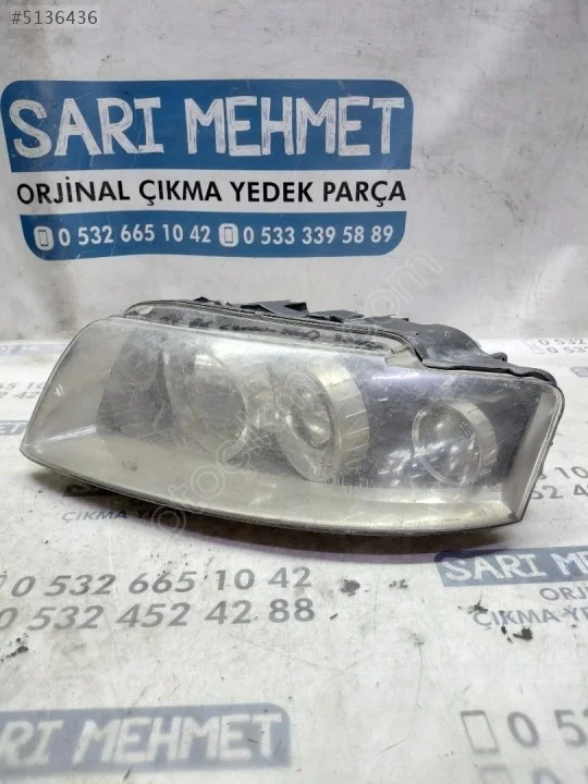 2000-2006 Audi A4 B6 Sol Ön Far