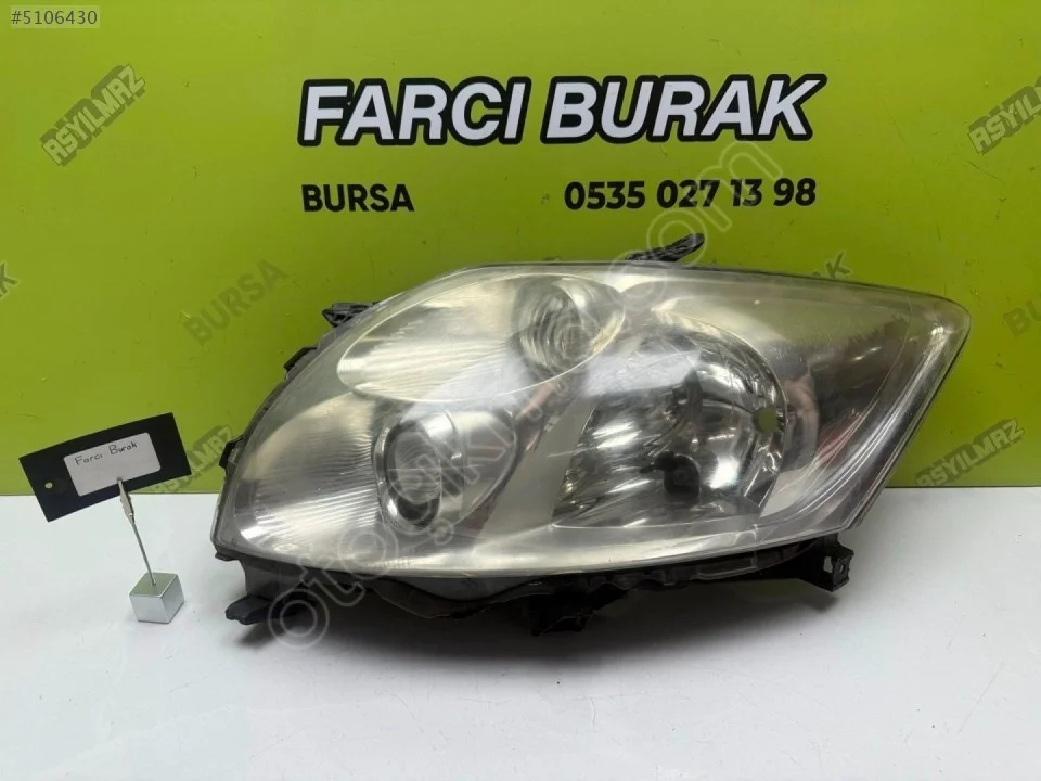 2006-2010 Toyota Auris Mercekli Sol Far 81150-02460