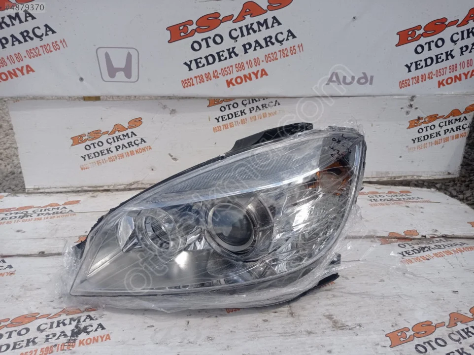 2008-2010 Mercedes C Serisi W204 Düz Zenonlu Sol Far