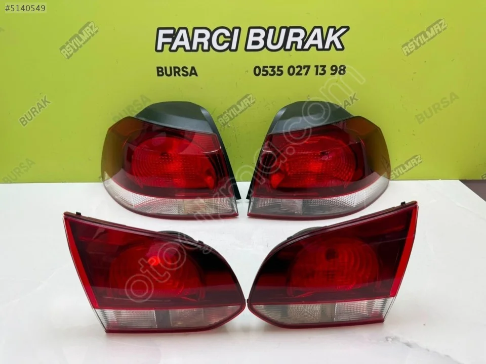 2008-2013 Volkswagen Golf 6 Takım Dış İç Füme Stop