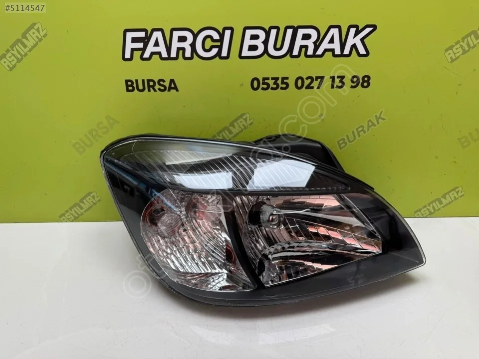 2009-2011 Kia Rio Sağ Far Siyah 92102-1G630