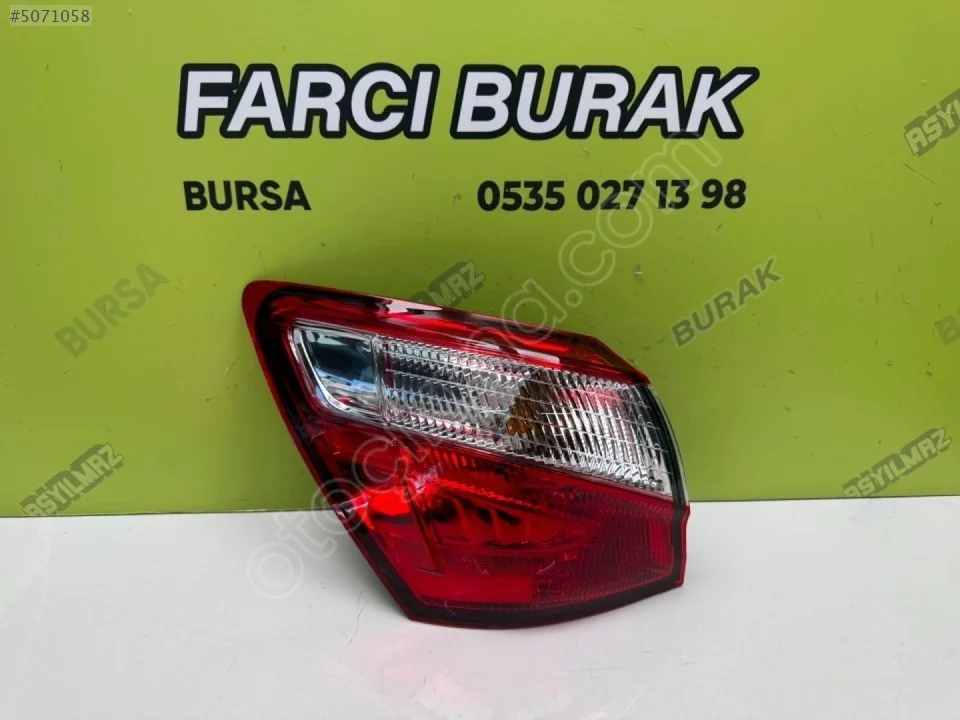 2010-2013 Nissan Qashqai J10 Sol Dış Ledli Stop 26555-BR00A