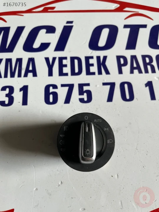 2012 Audı A6 Far Açma Anahtarı Cıkma Temiz