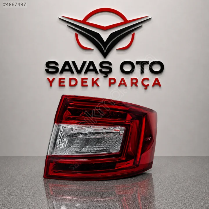 2013-2016 Skoda Octavia Arka Stop LED Sağ Sol