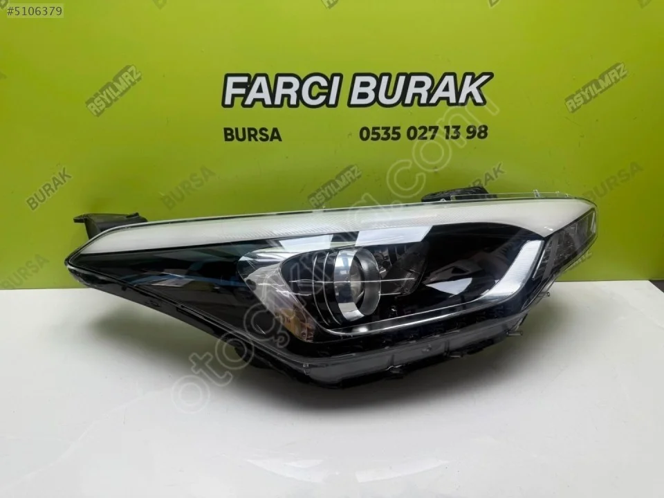 2014-2019 Hyundai i20 LED'li Mercekli Sağ Far 92102-C8200