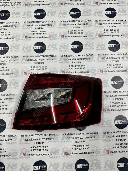 2017-2021 Skoda Octavia 5E594571 Sağ Stop Lambası Makyajlı Ledli Tip