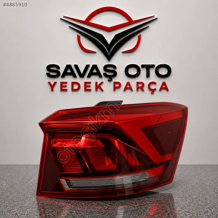 2019 Volkswagen T-Roc Arka Stop Siyah LED Sağ Sol
