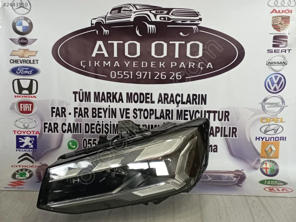 2020-2023 Audi Q2 Orjinal Sol Ön Far - Çıkma Parça