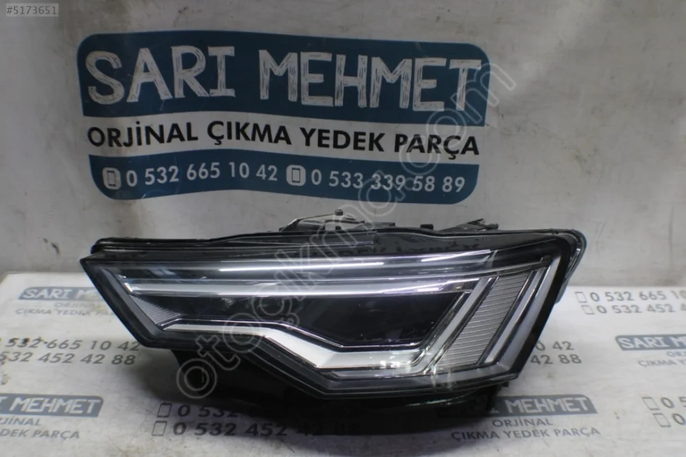 2026 Audi A6 C8 Matrix Sol Ön Far 4K0941039E