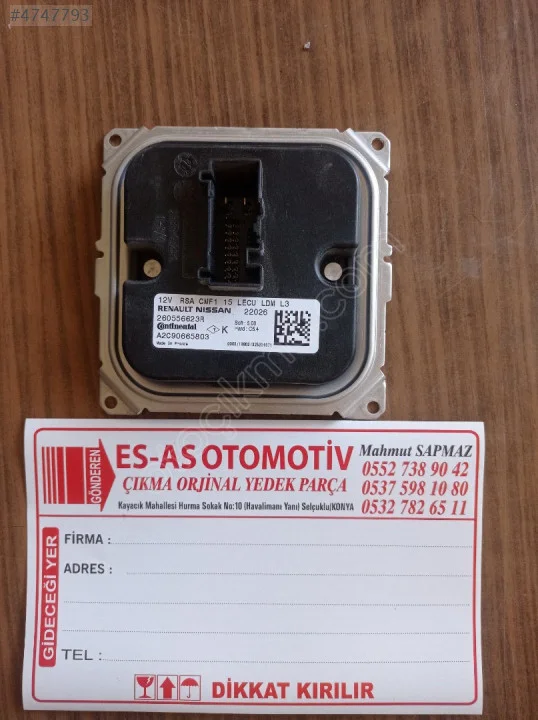 2026 Renault Megane 4 Xenon Far Beyni 260556623R