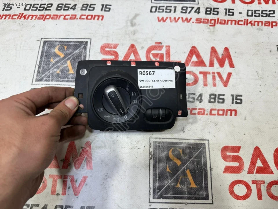 2026 Volkswagen Golf Far Anahtarı 1K2858341