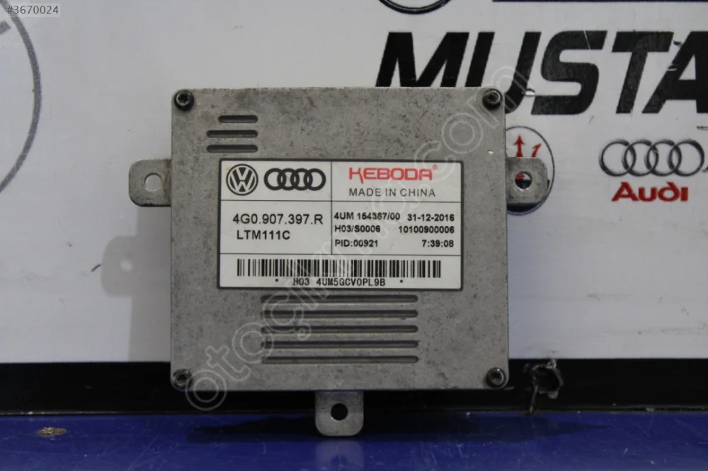 AUDİ A1 A3 A4 A5 A6 A8 LED FAR BEYNİ 4G0907397R