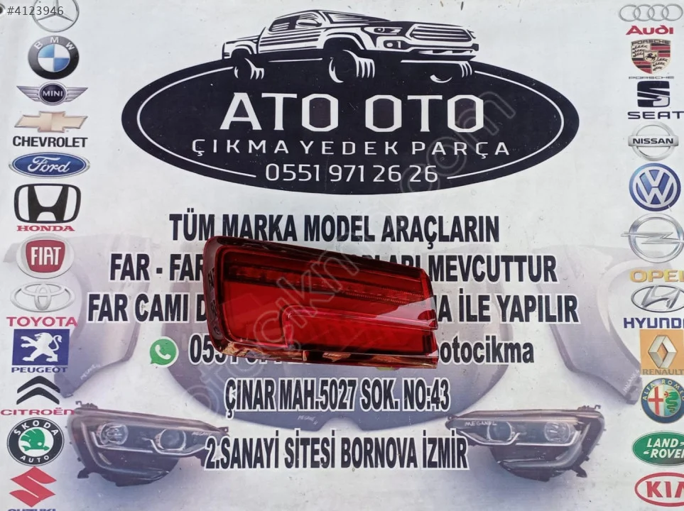 AUDİ A3 ORJİNAL CIKMA SOL STOP