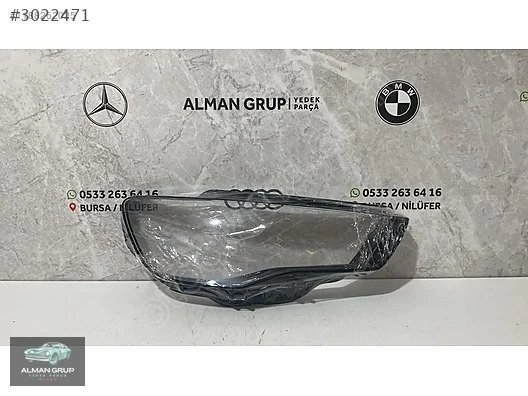 AUDİ A3 SAĞ FAR CAMI SIFIR 2013-2016