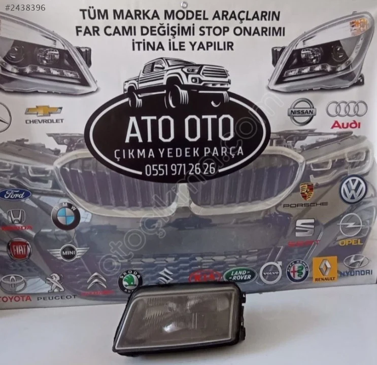 AUDI A4 1996-1999 ORJINAL ÇIKMA PARÇA SOL FAR