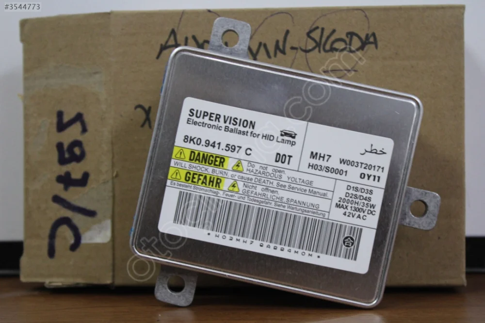 AUDİ A4/A8 VOLKSWAGEN SKODA SIFIR XENON FAR BEYNİ 8K0941597C