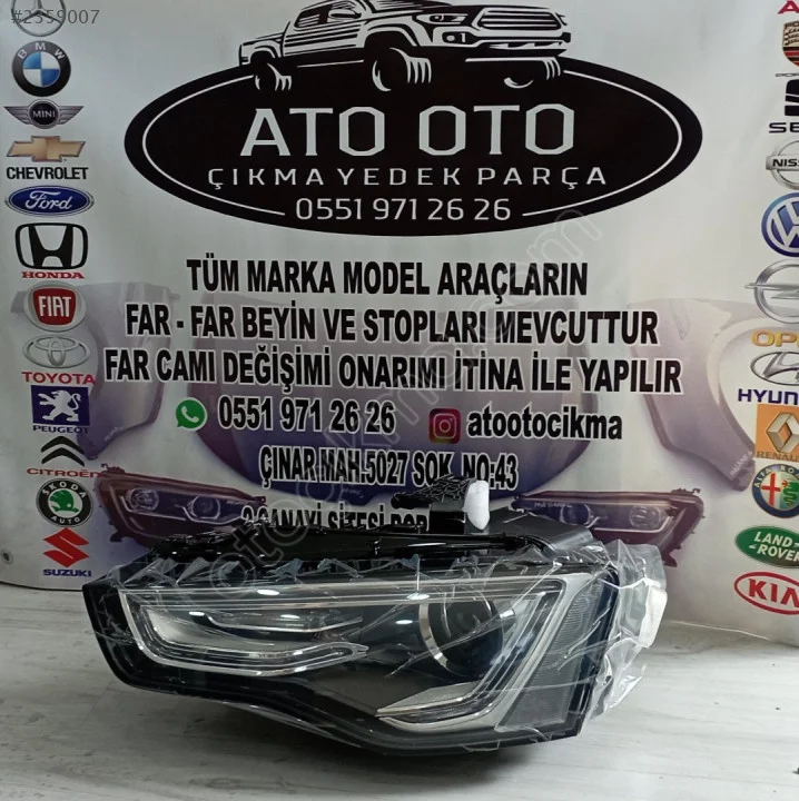 AUDİ A5 ORJİNAL ÇIKMA SOL FAR
