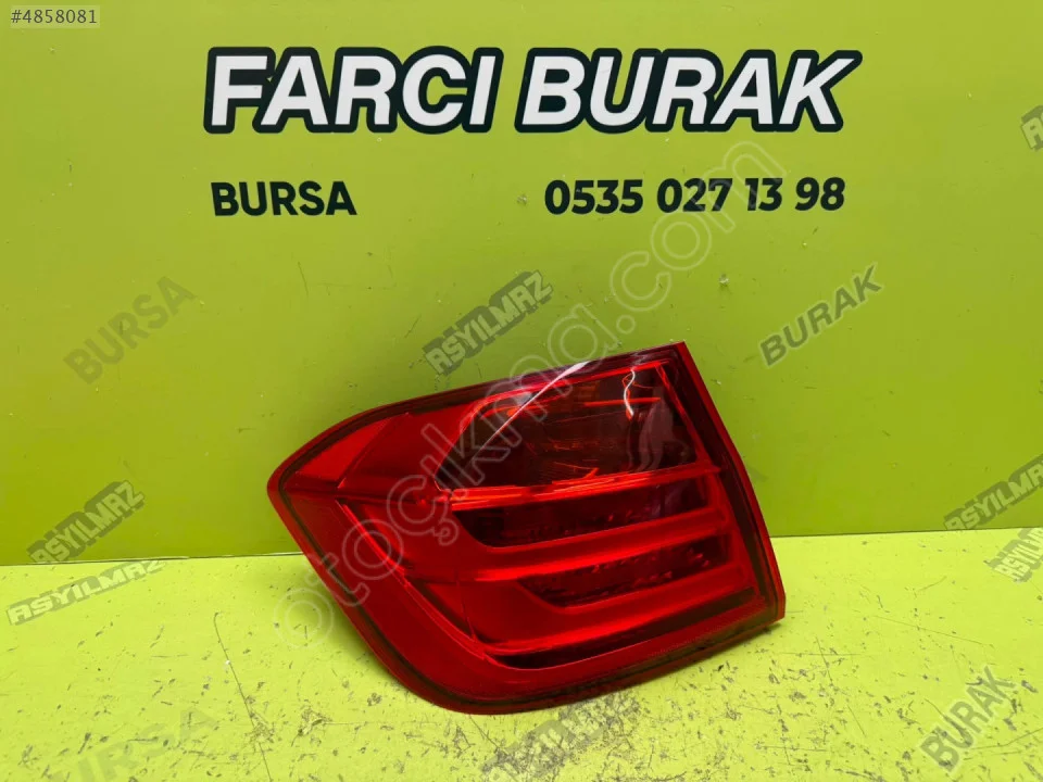BMW 3 SERİSİ F30 SOL DIŞ STOP ORJİNAL 2012-2016 63217312845