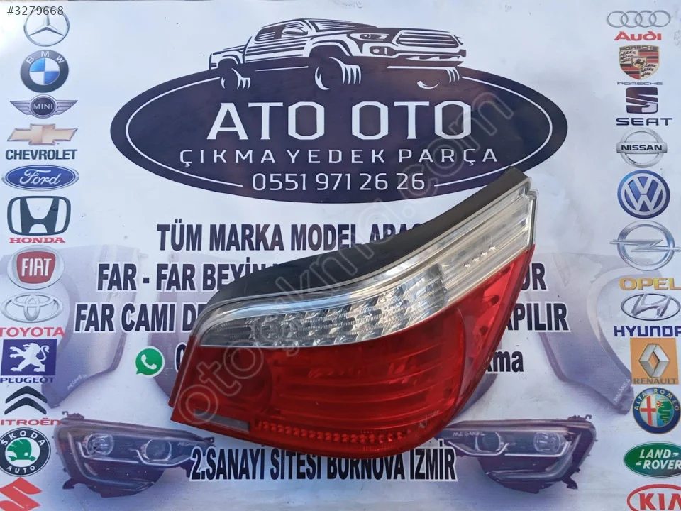 BMW 5 SERİSİ E 60 ORJİNAL ÇIKMA SAĞ ARKA STOP