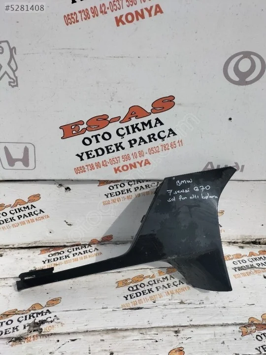 BMW 7 Serisi G70 Ön Tampon Kaplama Sol Far Altı 51118081601