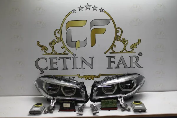 Bmw f10 m5 adapti̇ve led sağ sol far orj çıkma dolu 7352482-7352481