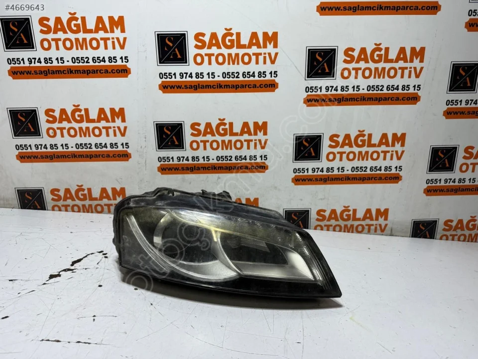 ÇIKMA AUDİ A3 08-12 SAĞ ÖN FAR 8P0941004