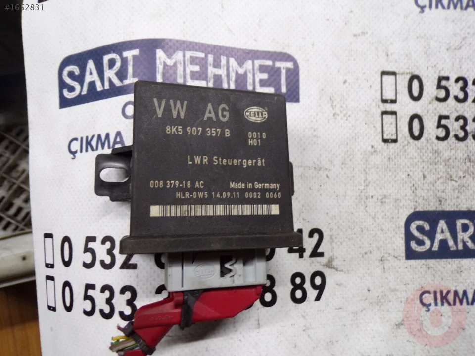 ÇIKMA AUDI A4 S4 S5 RS5 A5 B8 8T 08-16  FAR KONTROL MODÜLÜ