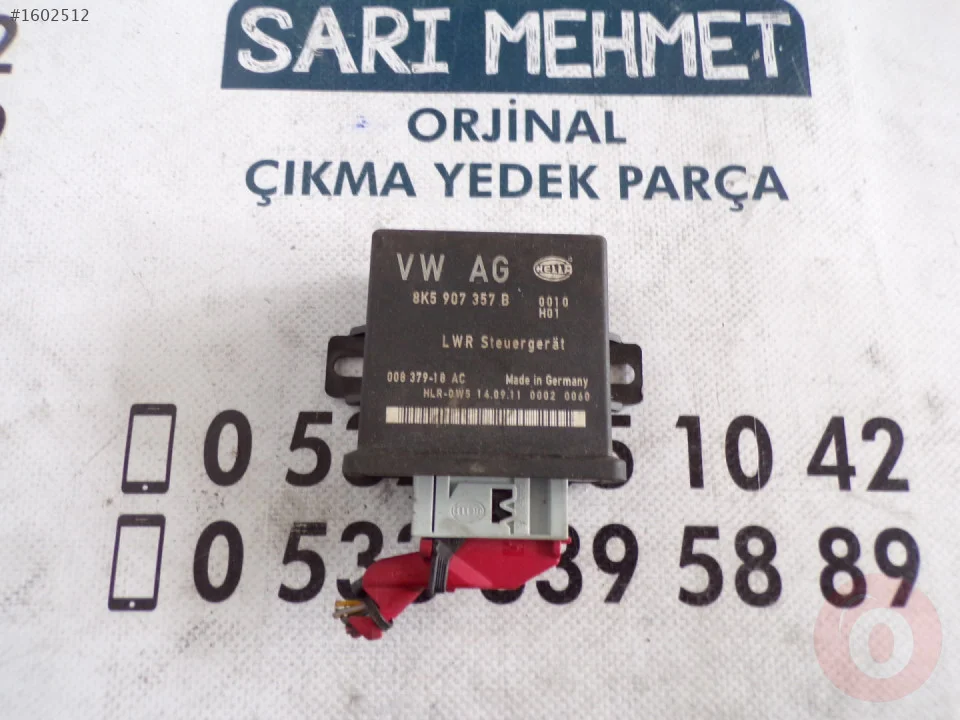 ÇIKMA AUDİ A5 2.0 FAR SEVİYE KONTROL MODÜLÜ 8K5 907 357 B
