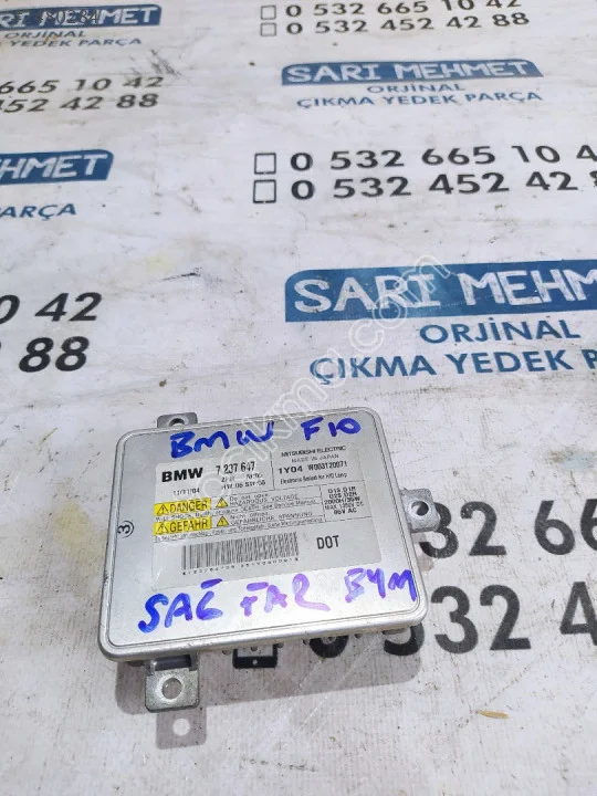 ÇIKMA BMW 5 SERİSİ F10 SAĞ ÖN FAR BEYNİ 7237647