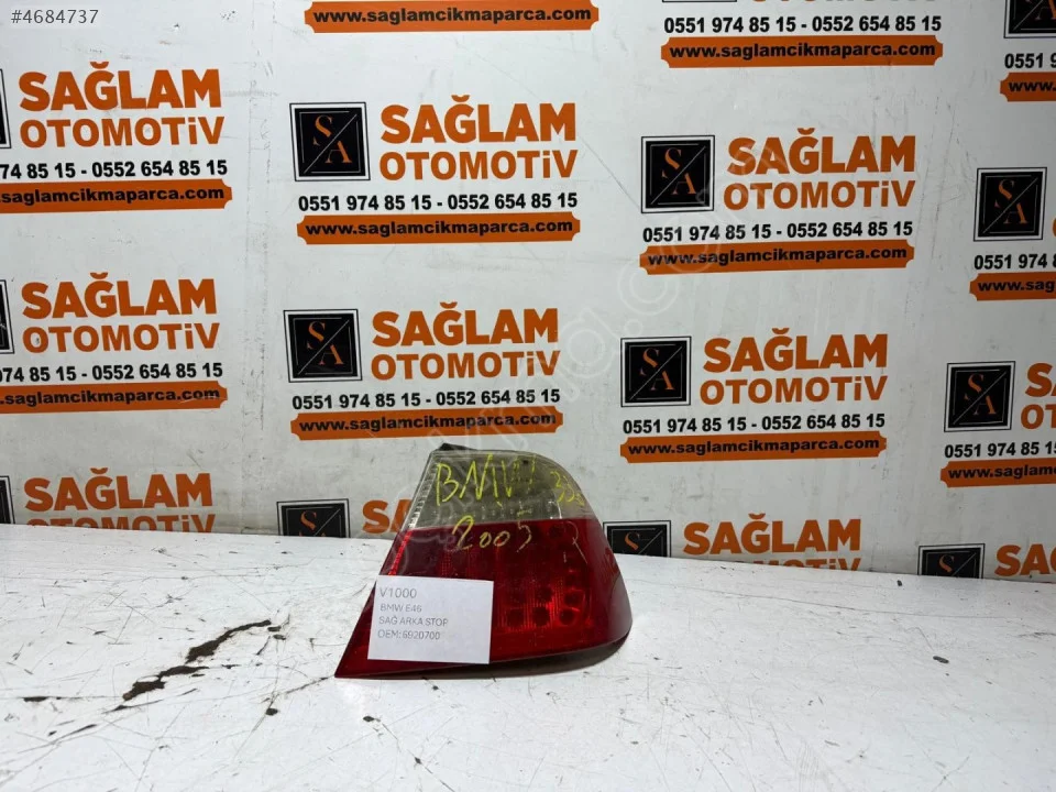 ÇIKMA BMW E46 SAĞ ARKA STOP 6920700