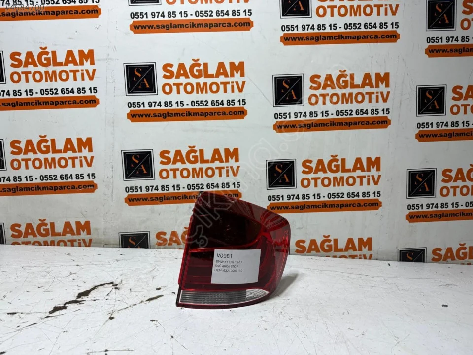 ÇIKMA BMW X1 E84 15-17 SAĞ ARKA STOP 63212990110