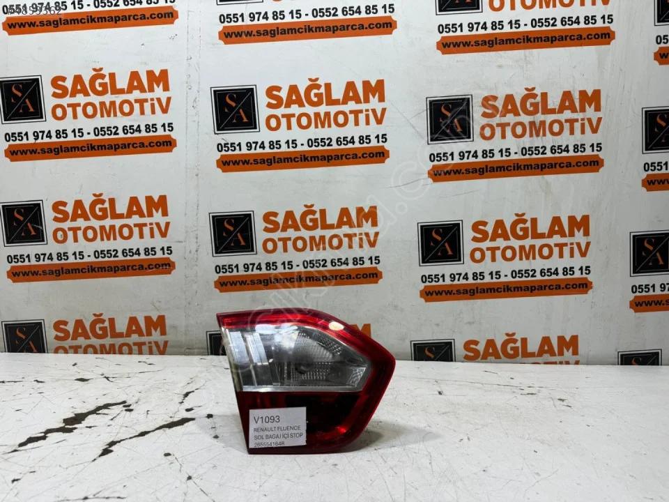 ÇIKMA RENAULT FLUENCE SOL BAGAJ İÇİ STOP 265554164R