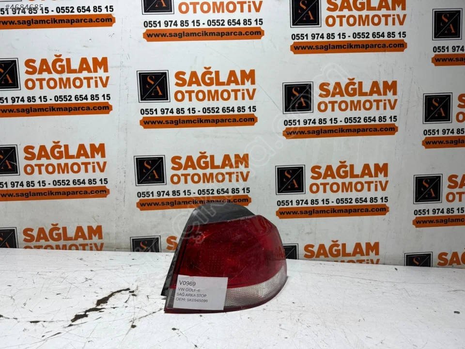 ÇIKMA VW GOLF-6 SAĞ ARKA STOP 5K0945096
