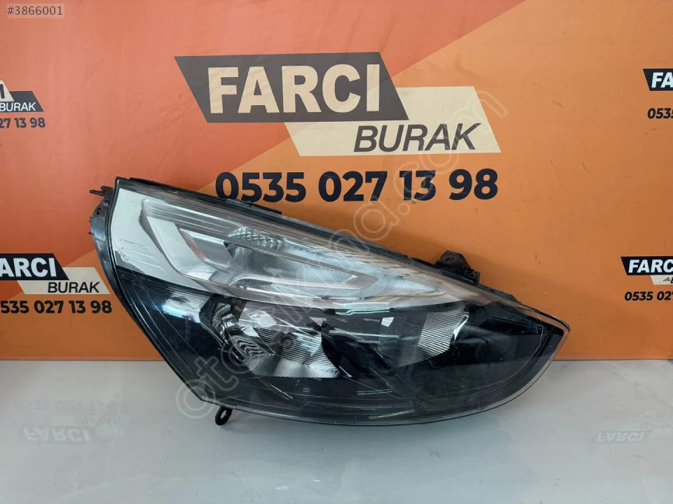 CLİO 4 FAZ 2 SİYAH ZEMİN SAĞ FAR ORJİNAL