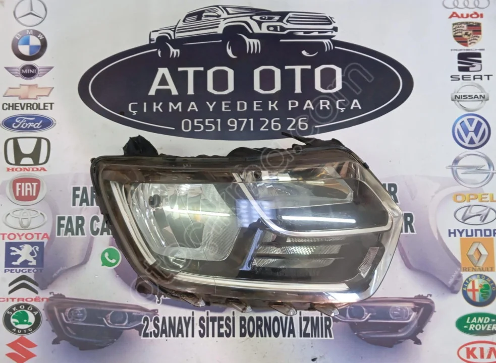 DACİA DUSTER ORJİNAL ÇIKMA SAĞ FAR