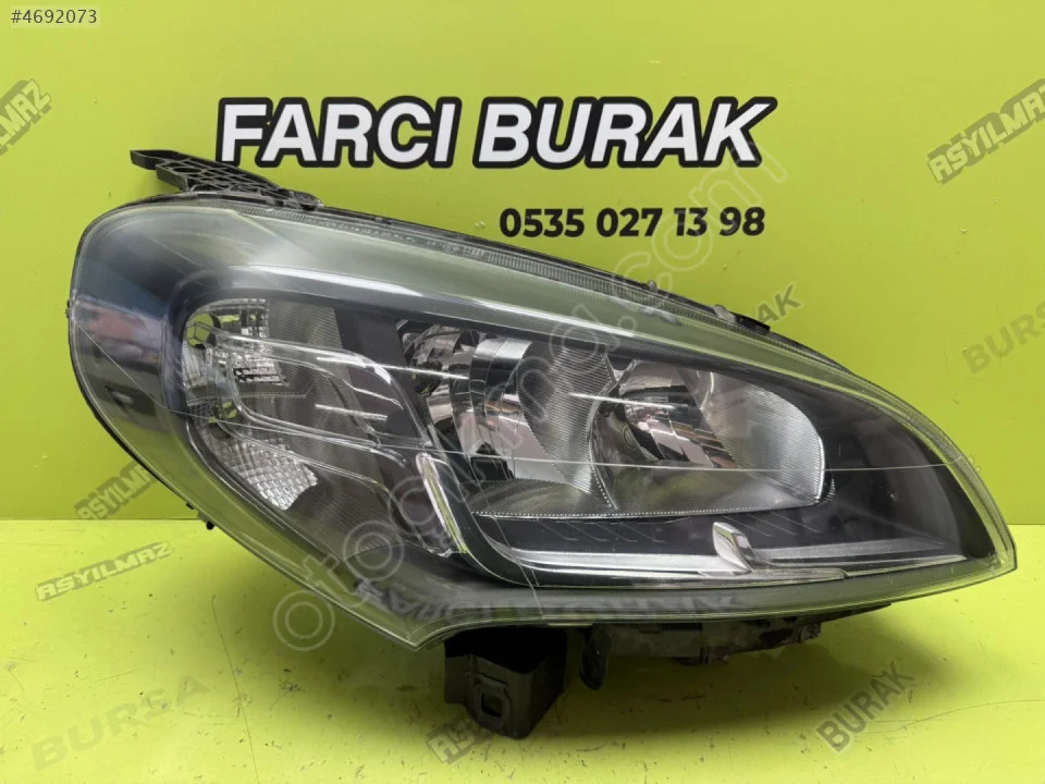 DOBLO 4 SİYAH ZEMİN SAĞ FAR ORJİNAL 2015-2022 521094560