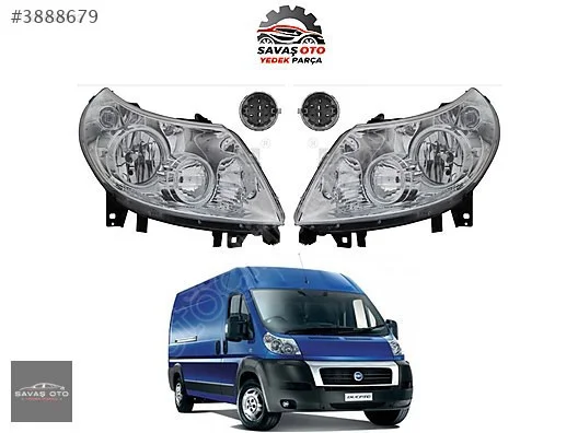 DUCATO BOXER JUMPER ÖN FAR SAĞ SOL ELEKTRİKLİ MOTORLU 7PİN 2006+