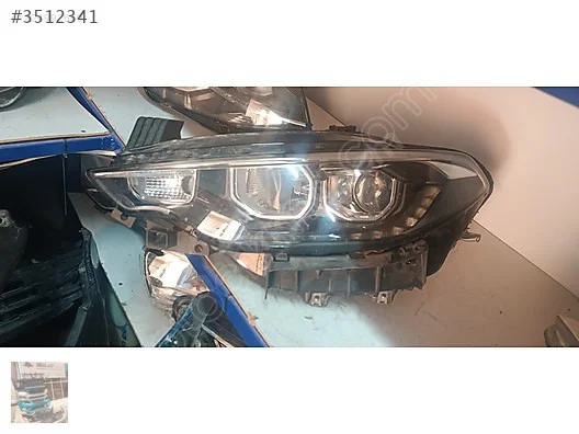 Fiat Egea LED'li mercekli sol far üst nikayaj çıkma orjinal