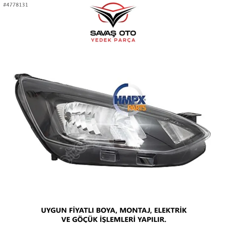 FOCUS ÖN FAR MOTORLU SİYAH SDN/HB.SAĞ SOL 2018 VE ÜZERİ / TAİWAN