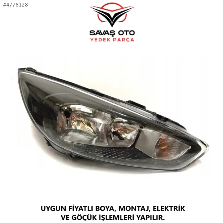 FORD FOCUS ÖN FAR MOTORLU SİYAH SAĞ SOL 2013 VE ÜZERİ / TAİWAN