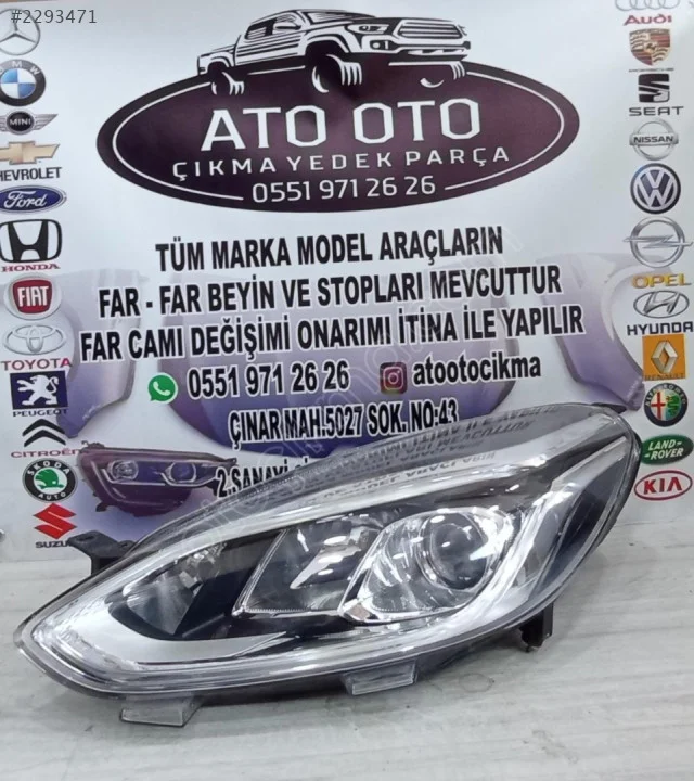 FORD FOCUS ORJINAL ÇIKMA SOL FAR