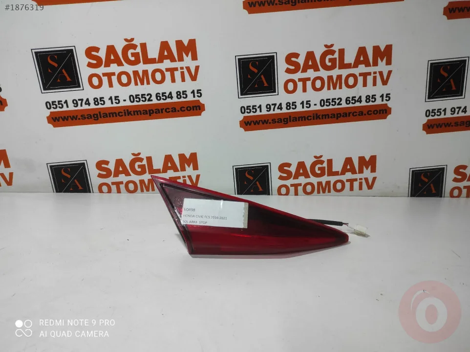 HONDA CİVİC FC5 16-21 ÇIKMA SOL ARKA STOP