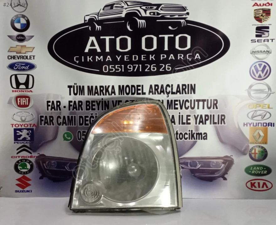 HYUNDAİ H100 ORJİNAL ÇIKMA PARÇA SOL FAR