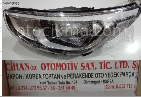 Hyundai i20 Far 2012 2014 .Sağ Sol.,