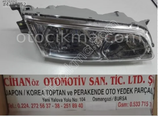 Hyundai Starex Minibüs Sağ-SOL Far 2003 Sonrası - 921024A510,