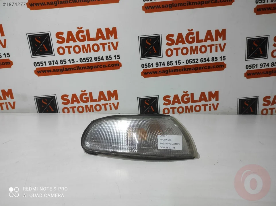 MAZDA 626 ÇIKMA SAĞ ÖN SİNYAL LAMBASI OEM; 18-3172B