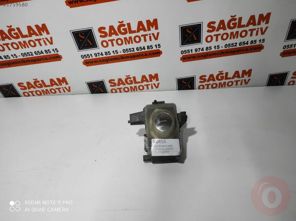 OPEL ASTRA-H 2005 ÇIKMA SOL ÖN SİS LAMBASI OEM; 301392437