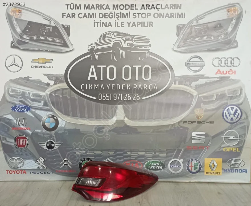OPEL ASTRA J ORJİNAL ÇIKMA SAĞ STOP